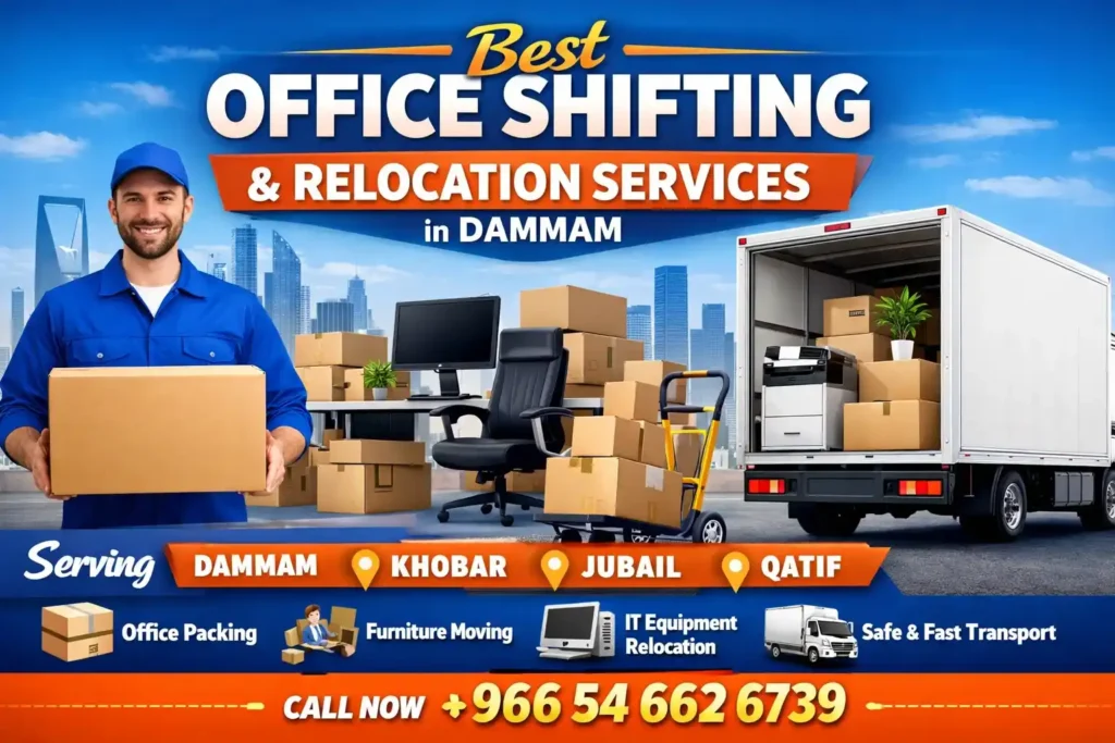 Office Shifting or Relocation Services in Dammam